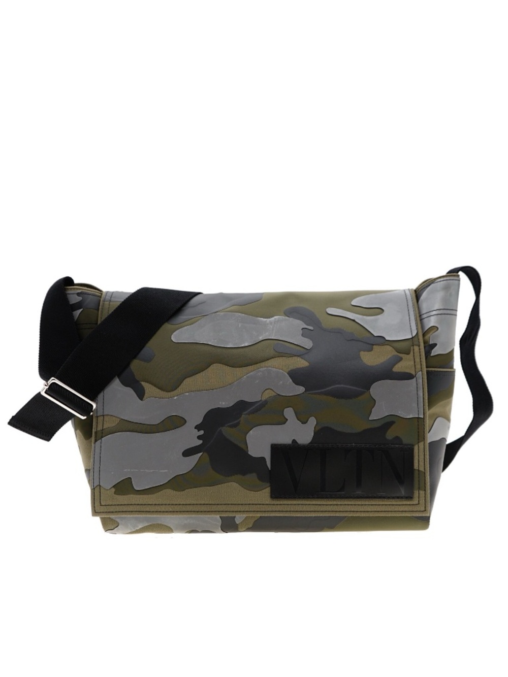 Valentino Garavani VLTN Camo Shoulder Bag Military Green
